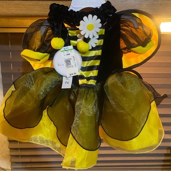 Little Bumblebee Halloween Dress/Costume - Picture 1 of 3